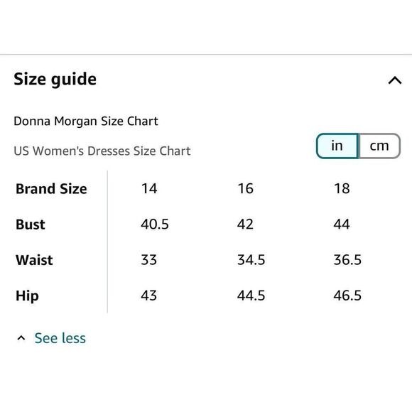 Donna Morgan Women's Long Sleeve V-Neck Dress with Faux Pockets - Picture 7 of 7